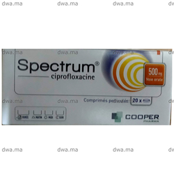 medicament SPECTRUM500 MGBoîte de 20 maroc