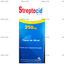 medicament STREPTOCID250 MG / 5MLFlacon de 100 ml maroc