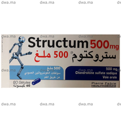 medicament STRUCTUM500 mgBoîte de 60 maroc