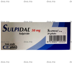 medicament SULPIDAL50 MGBoîte de 20 maroc