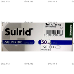 medicament SULRID50mgBoîte de 20 maroc