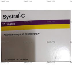 medicament SYSTRAL CBoîte de 20 maroc