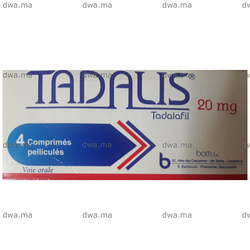 medicament TADALIS20 MGBoite de 4 maroc