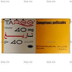 medicament TAREG40 MGBoîte de 28 maroc