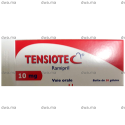 medicament TENSIOTEC10 MGBoîte de 30 maroc