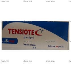 medicament TENSIOTEC5 MGBoîte de 30 maroc