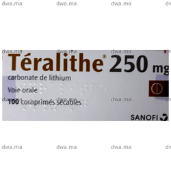 medicament TERALITHE250 mgBoîte de 100 maroc