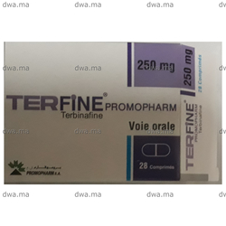 medicament TERFINE PROMOPHARM250 MGBoite de 28 maroc
