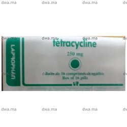 medicament TETRACYCLINE250 mgBoîte de 16 maroc