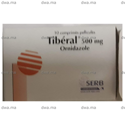 medicament TIBERAL500 MGBoîte de 10 maroc