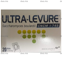 medicament ULTRA-LEVURE250 MGBoite de 20 maroc
