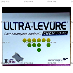 medicament ULTRA-LEVURE250 MGBoîte de 10 maroc