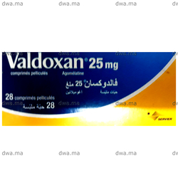 medicament VALDOXAN25MgBoite de 28 comprimés maroc