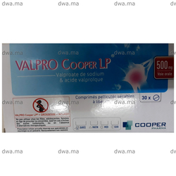 medicament VALPRO COOPER LP500 MGBoite de 30 maroc