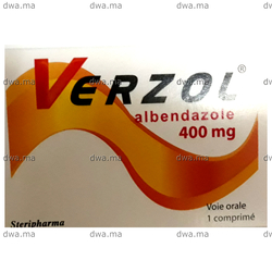 medicament VERZOL400 mgBoîte de 1 maroc