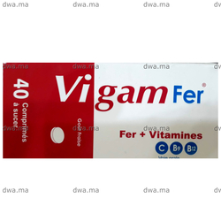 medicament VITAGAM FERBoite de 40 maroc