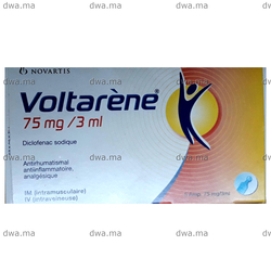 medicament VOLTARENE75 MGBoîte de 5 ampoule de 3 ML maroc