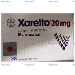 medicament XARELTO20 MGBoite de 28 maroc