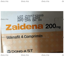 medicament ZAIDENA200 MGBoite de 4 maroc