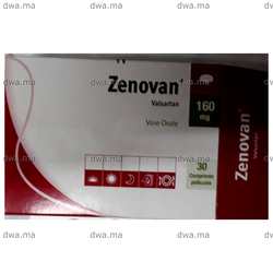 medicament ZENOVAN160 MGBoite de 30 maroc