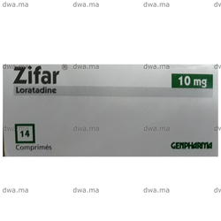 medicament ZIFAR10mgBoîte de 14 maroc