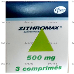 medicament ZITHROMAX500 MGBoîte de 3 maroc