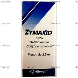 medicament ZYMAXID0,5Flacon de 2,5 ML maroc