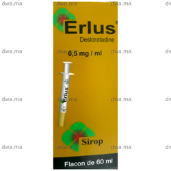 medicament ERLUS0.5 MG / MLFlacon de 60 ML maroc