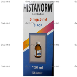 medicament HISTANORM5mg/5mlFlacon de 120 ml maroc