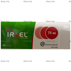 medicament IRVEL75 MGBoite de 28 maroc