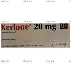 medicament KERLONE20 MGBoîte de 28 maroc