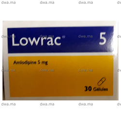 medicament LOWRAC5 MGBoîte de 30 maroc