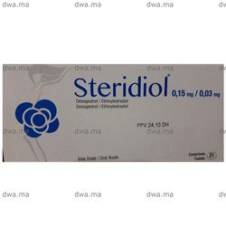 medicament STERIDIOL0.15 MG / 003 MGBoite de 21 maroc