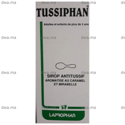 medicament TUSSIPHAN SiropFlacon 125 ml maroc