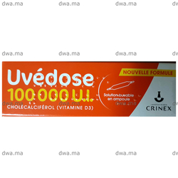 medicament UVEDOSE100 000 UIBoite d'une boite de 2ML maroc
