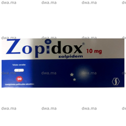 medicament ZOPIDOX10 MGBoite de 20 maroc